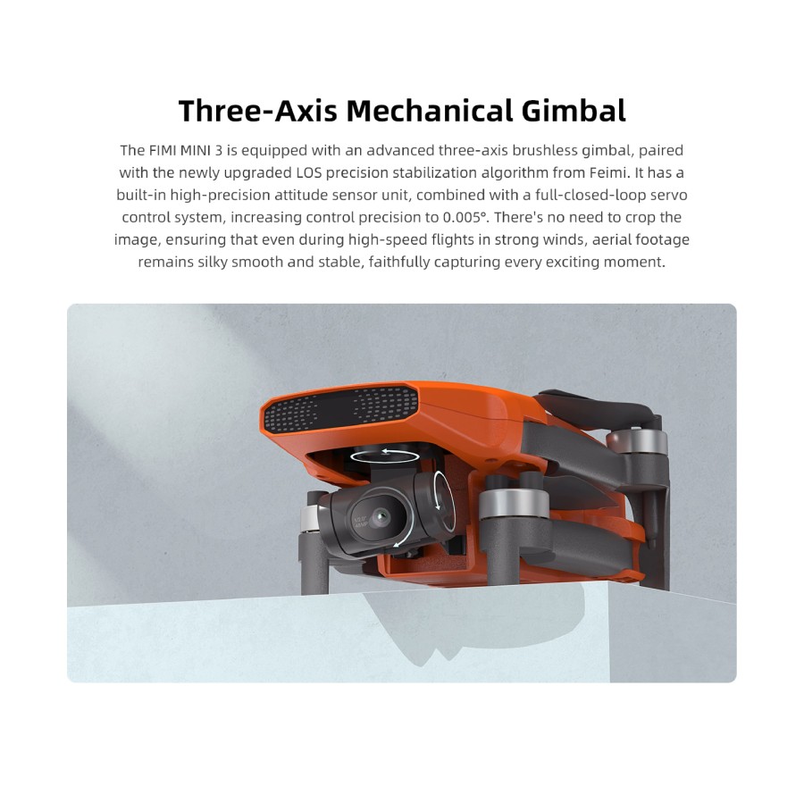 FIMI X8 MINI 3 Drone GPS 9km 4K 3-axis Gimbal 37 Min Flight Time - Image 5