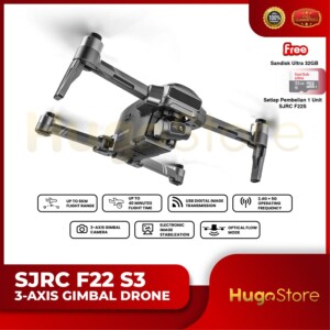 SJRC ROX F22 S3 Pro GPS 3-Axis Gimbal 4K 6KM 40 Min RC Quadcopter