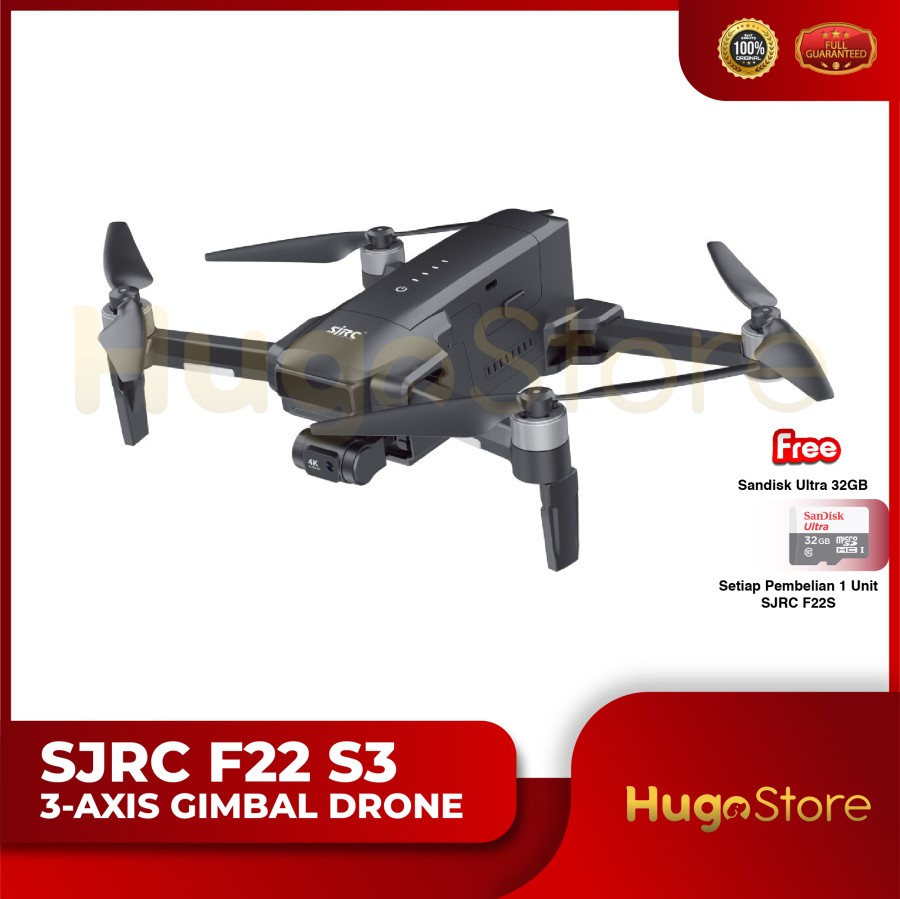 SJRC ROX F22 S3 Pro GPS 3-Axis Gimbal 4K 6KM 40 Min RC Quadcopter - Image 3